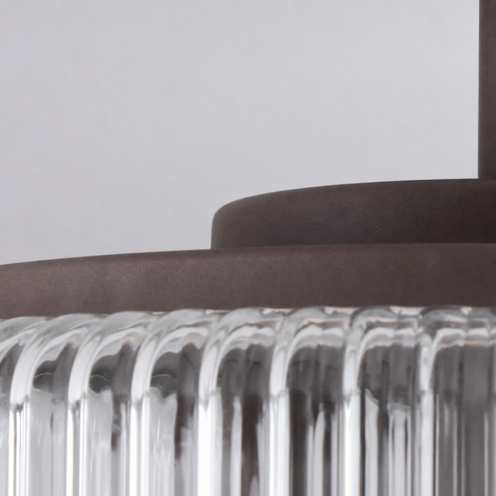 Ribbed Glass Ceiling Lamp HL4349