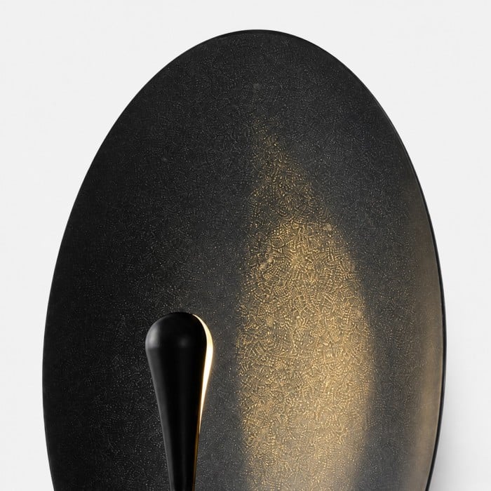 Sculptural Disc Integrated LED Wall Sconce HL4304