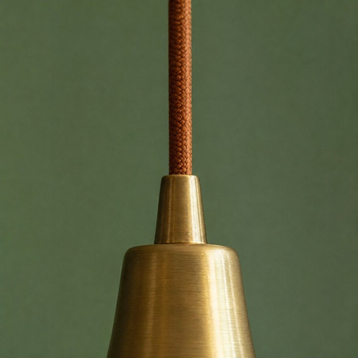Suspension vintage en laiton massif pour salles à manger et îlots de cuisine HL4513