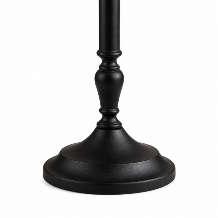 Lampe de table carrée avec abat-jour en tissu HL4339