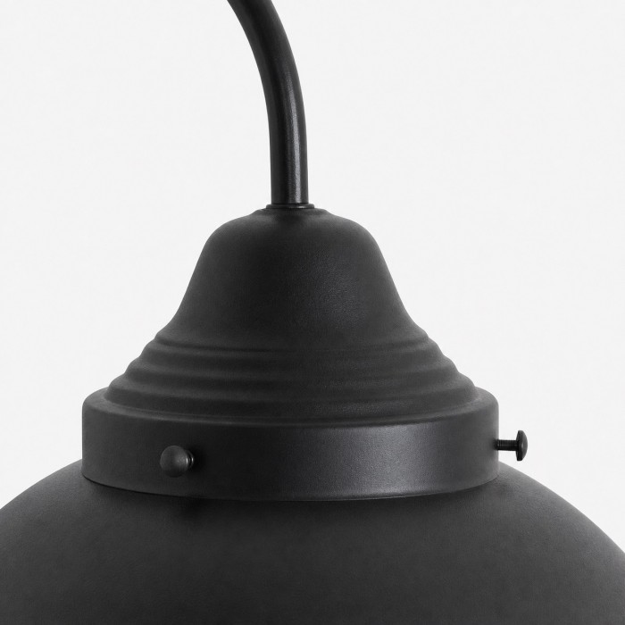 Vintage Black Seeded Glass Wall Lamp HL4305