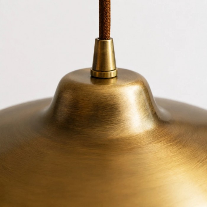 Suspension cloche en laiton vintage HL4496