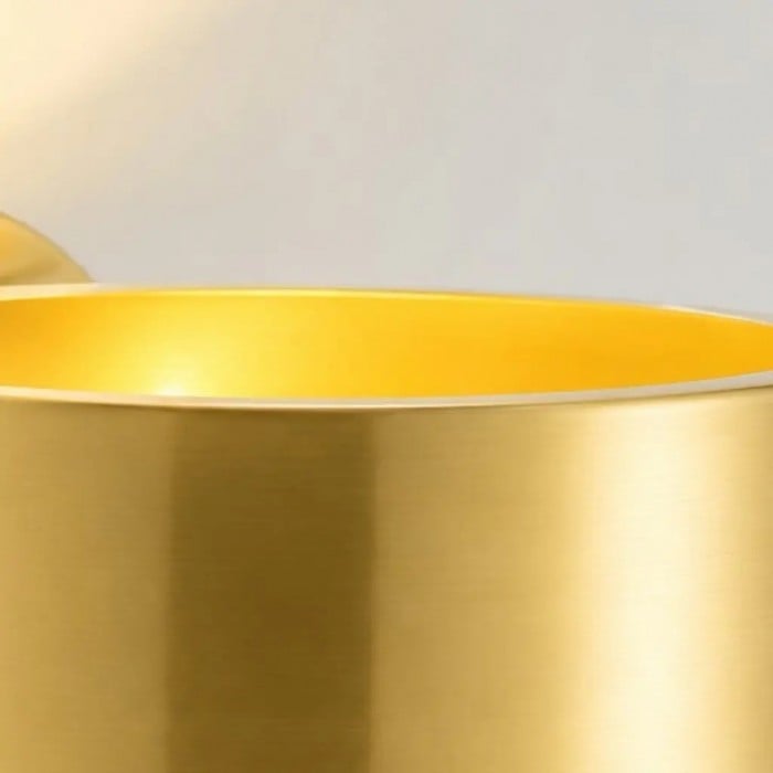 Vintage Brass Cylindrical Wall Sconce HL4253