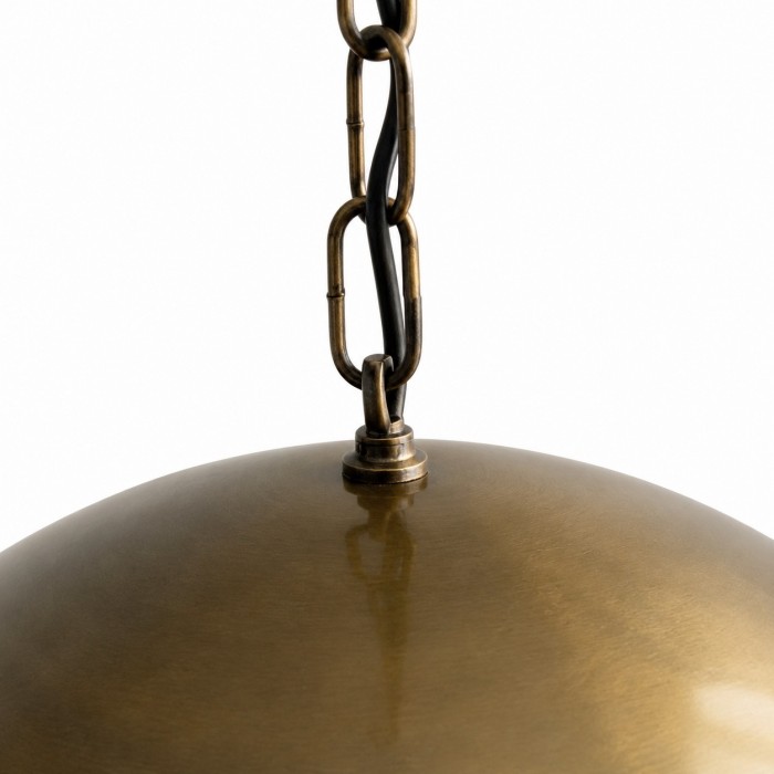 Suspension vintage en laiton avec dôme HL4531