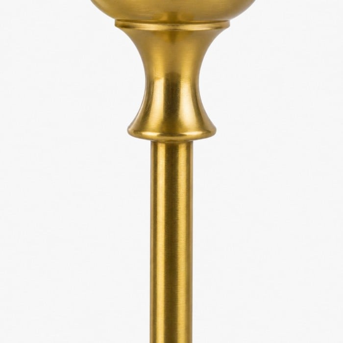 Bougeoir vintage en laiton pour bougie conique simple HL4609