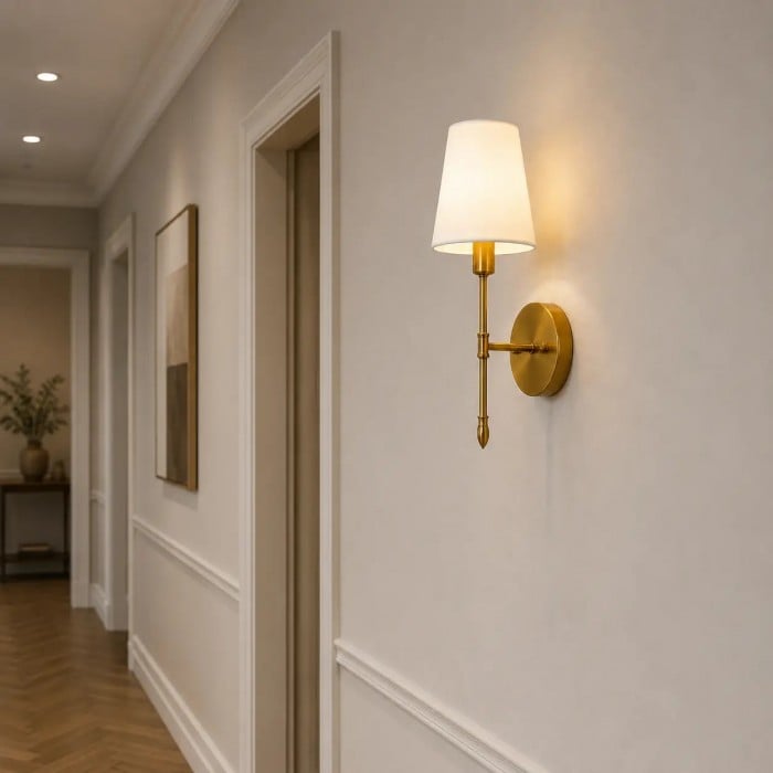 Vintage Brass Wall Light HL4219