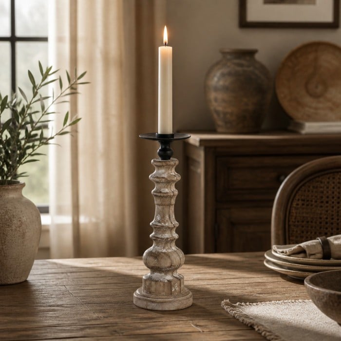 Bougeoirs vintage et candélabres à branches pour intérieurs superposés HL4616