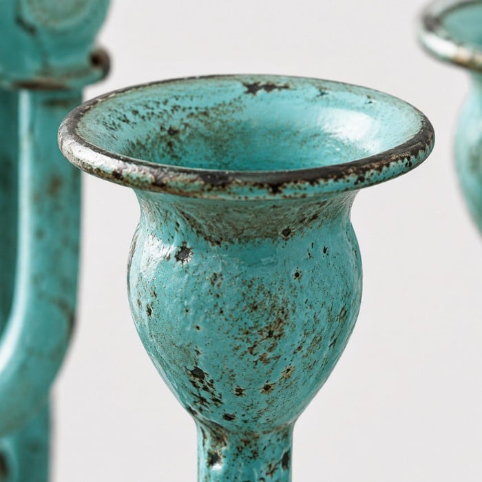 Bougeoirs vintage et candélabres à branches pour intérieurs superposés HL4616