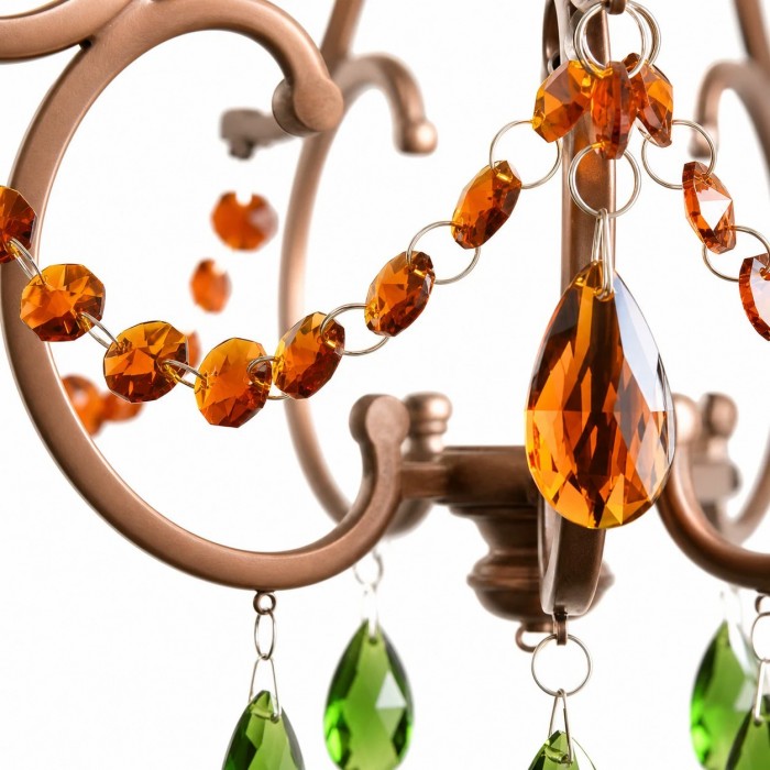 Suspension lanterne en cristal vintage HL4203
