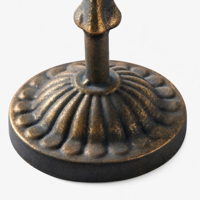 Bougeoir vintage en fer à tête de cerf HL4624