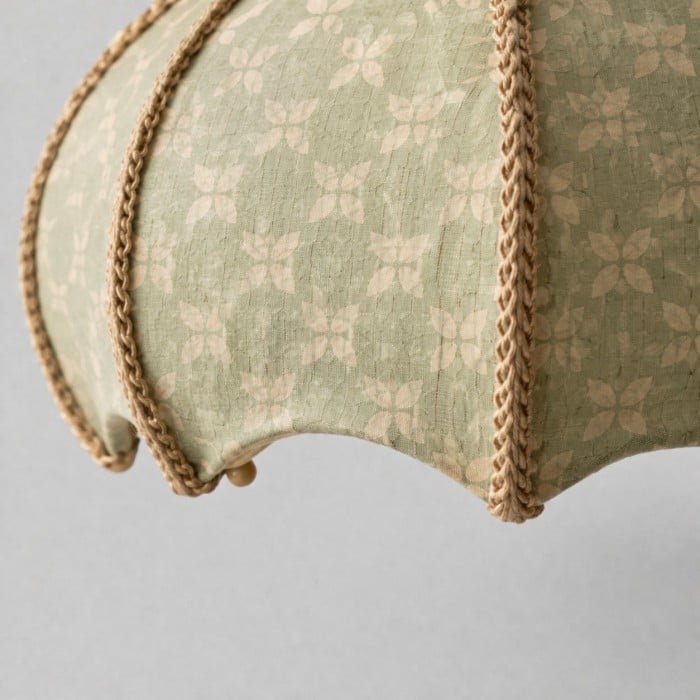 Suspension en tissu à motif floral vintage HL4409