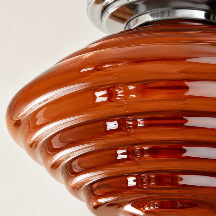 Vintage Glass Ceiling Light HL4365