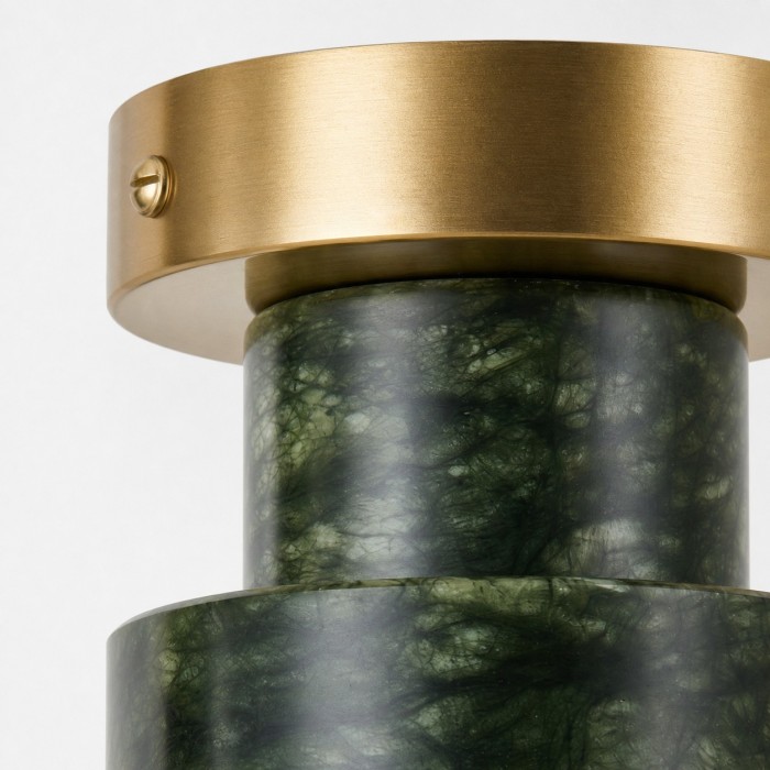 Lámpara de techo empotrada Vintage Green Jade HL4295