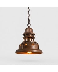 Vintage industriële ijzeren hanglamp HL4347