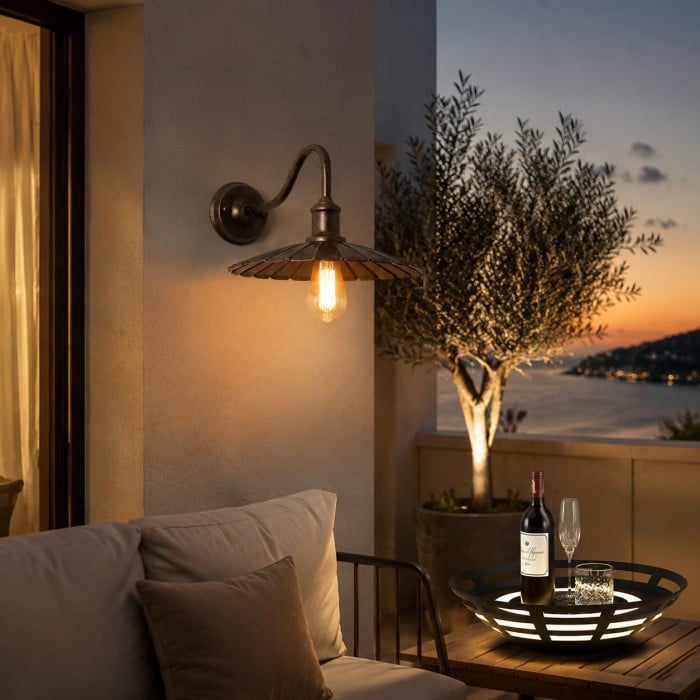 Aplique de pared exterior vintage HL4550
