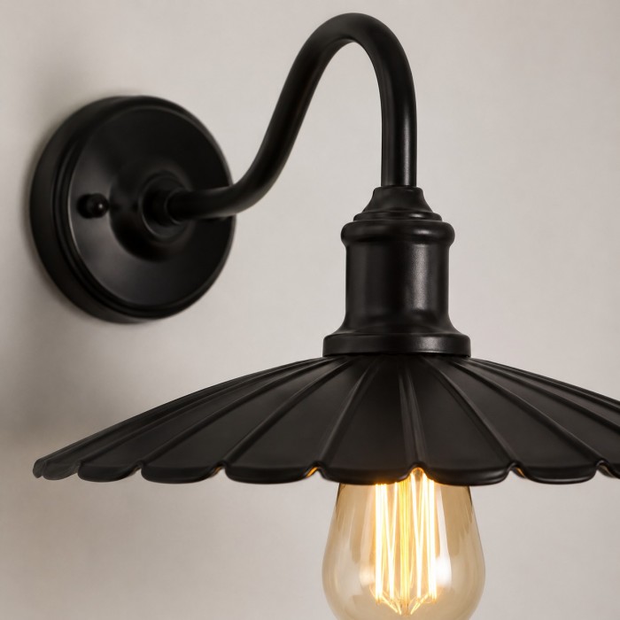 Aplique de pared exterior vintage HL4550