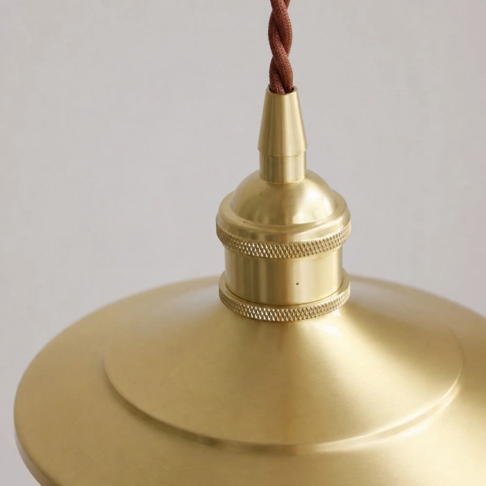Vintage Polished Brass Pendant Light HL4226