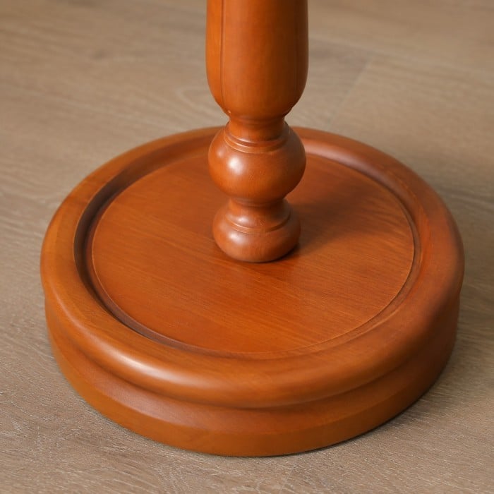 Vintage Solid Wood Floor Lamp with Optional Side Table HL4396