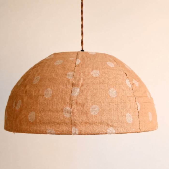 Wabi-Sabi Polka Dot Linnen Hanglamp HL4306