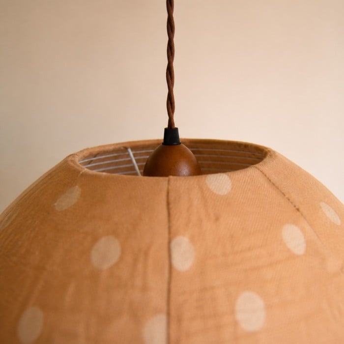 Wabi-Sabi Polka Dot Linnen Hanglamp HL4306