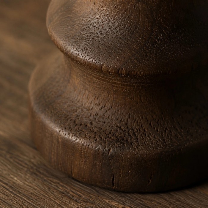 Wabi-Sabi massief houten kaarsenstandaards HL4603
