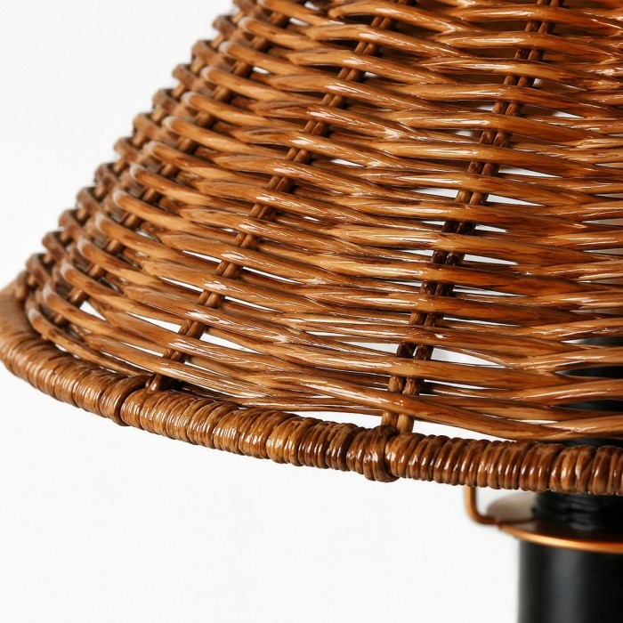 Wabi-Sabi geweven keramische tafellamp HL4505