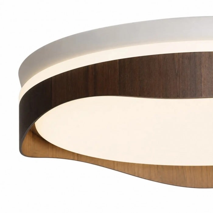 Plafondventilator met verlichting in walnootkleur HL4236