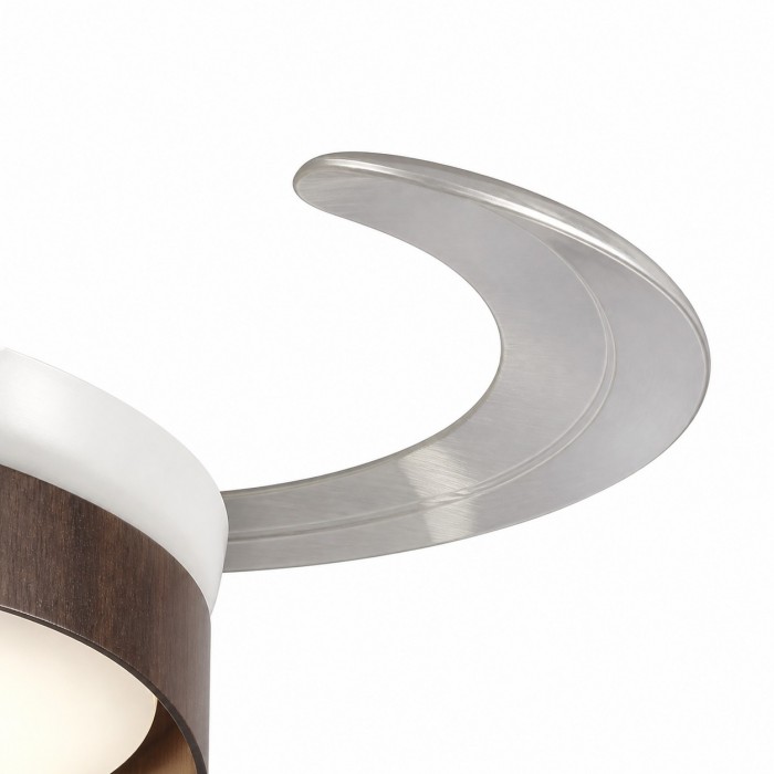 Plafondventilator met verlichting in walnootkleur HL4236