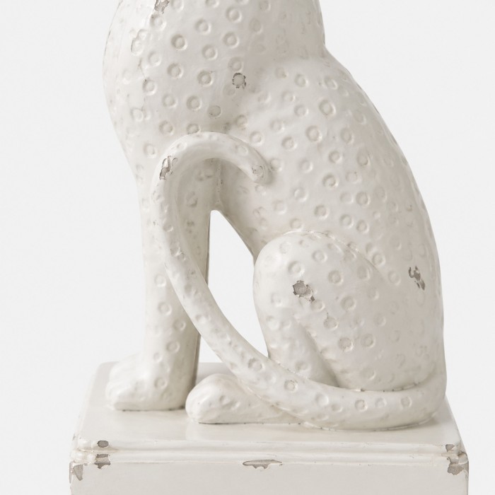 Witte hars dierenboekensteunen HL4585