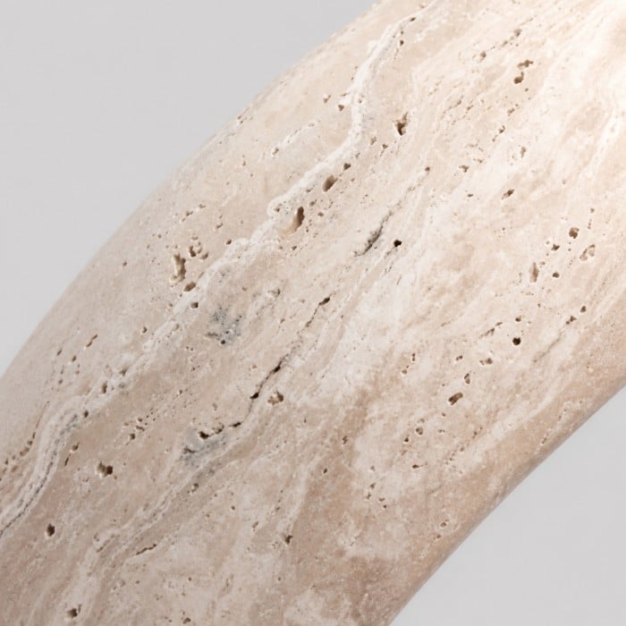 Gele travertin lineaire LED-hanglamp HL4388