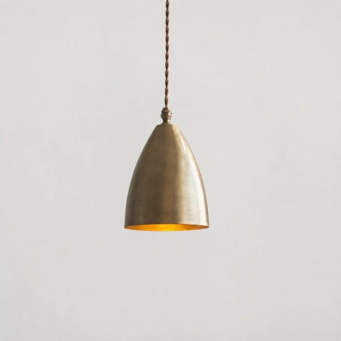 Mini hanglamp van verouderd messing HL4554