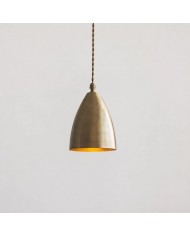 Meerkleurige hanglamp van gebrandschilderd glas HL3798