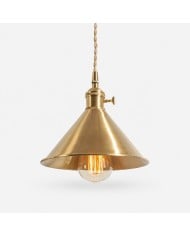 Mini hanglamp van verouderd messing HL4554