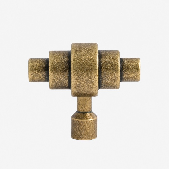 Poignée de meuble en laiton antique HL4604