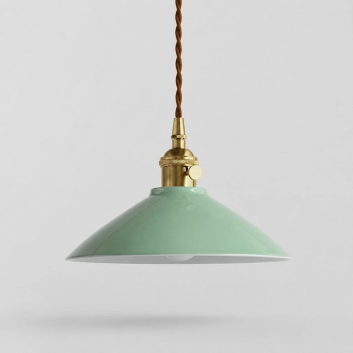 Antique Celadon Ceramic Pendant Light HL4545