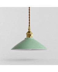 Lampada a sospensione industriale in rame martellato per sala da pranzo HL3704