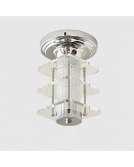 Arden Floral Glass Flush Mount Ceiling Light HL4225