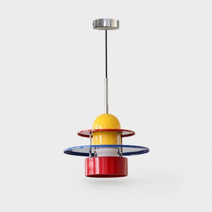Bauhaus Color Block Pendant Light HL4337