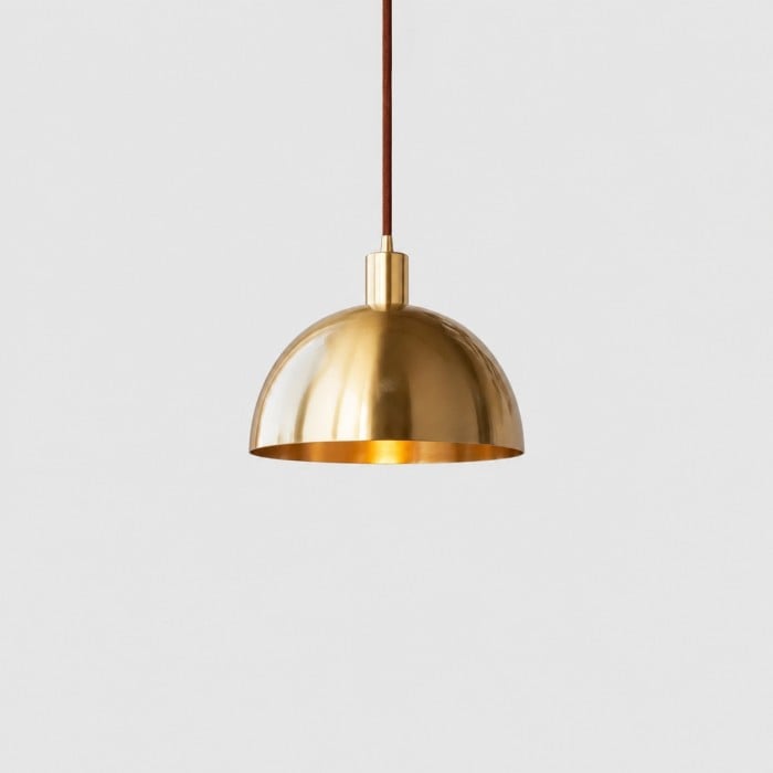 Suspension demi-dôme en laiton HL4507