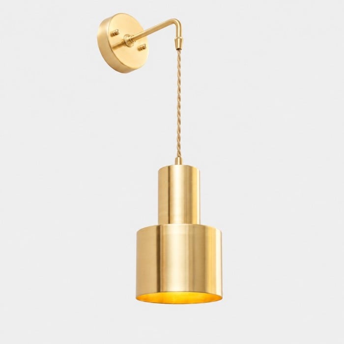 Brushed Brass Wall Sconce HL4542