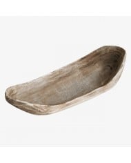Black Walnut Serving Board with Loop Handle - Wooden Bread and Cheese Tray for Kitchen Styling HL4623