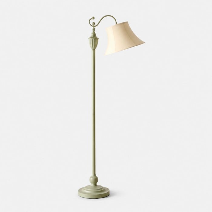French Country Curved-Arm Floor Lamp HL4415
