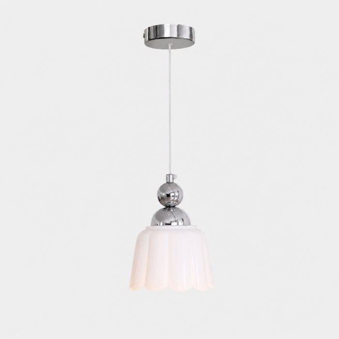 Suspension en céramique festonnée française HL4358