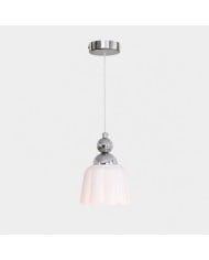 Suspension en laiton sculpté en forme de feuille HL4563
