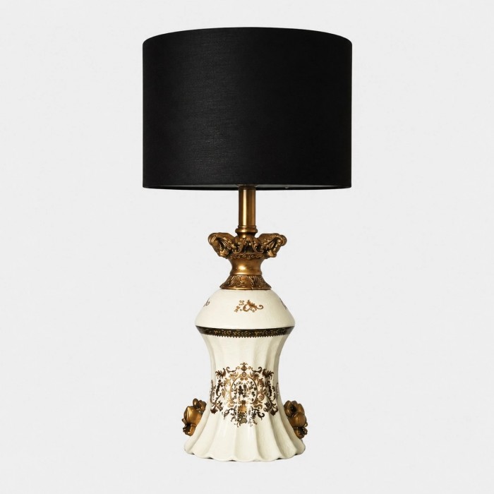 Franse vintage keramische tafellamp HL4571