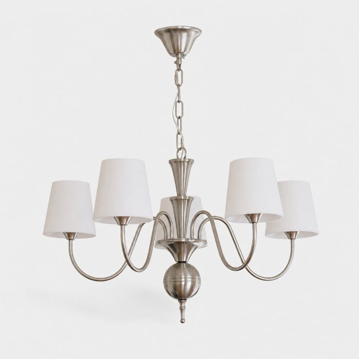 Französischer Vintage-Kronleuchter mit Glasschirm HL4317