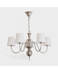 Französischer Vintage-Kronleuchter aus Wellenglas HL4373