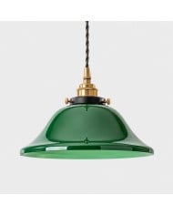 Vintage hanglamp van gehamerd messing HL4526