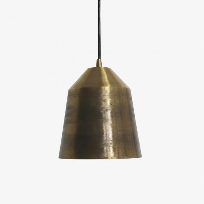 Handgesneden messing hanglamp HL4238