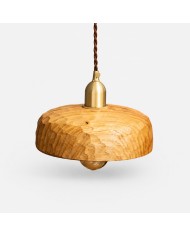 Lineaire hanglamp voor de eetkamer van natuurlijk travertijn HL4346